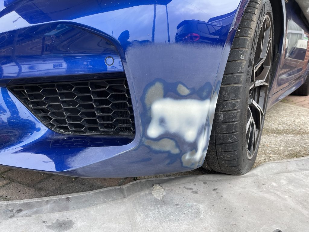 BMW M5 bumper repair