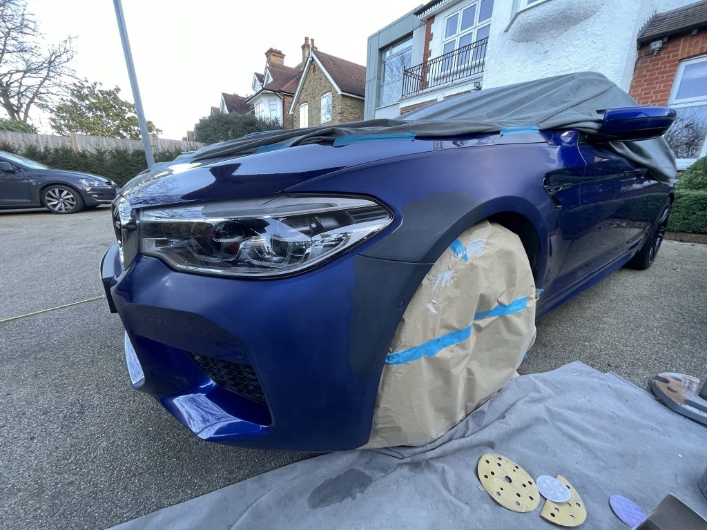 Dent Repair Surrey BMW M5 COmp